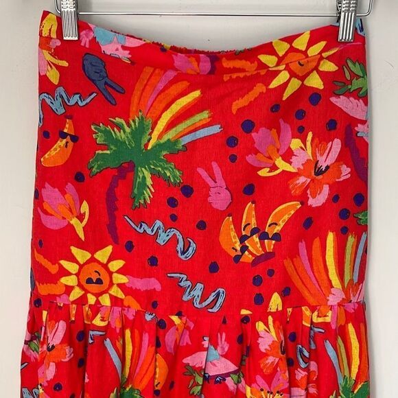 Maison d'Amelie PARIS Colorful
Cool Summer Maxi Skirt Size Small - Picture 2 of 9